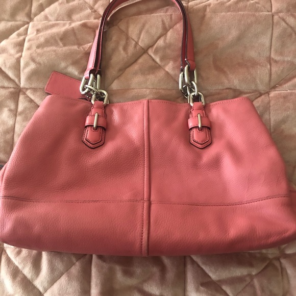 Pink Coach Bag with Silver hardware… not new but never used! - Picture 2 of 3